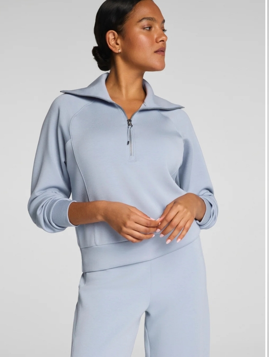 SPANX Tops - Spanx AirEssentials Half-zip Sweatshirt
